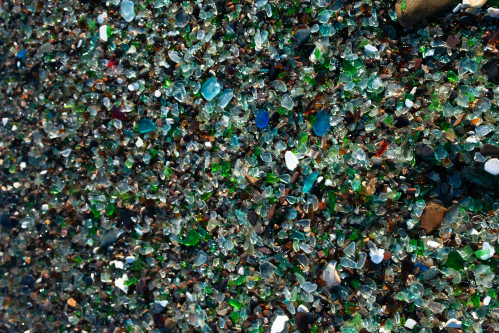 vidrio reciclado