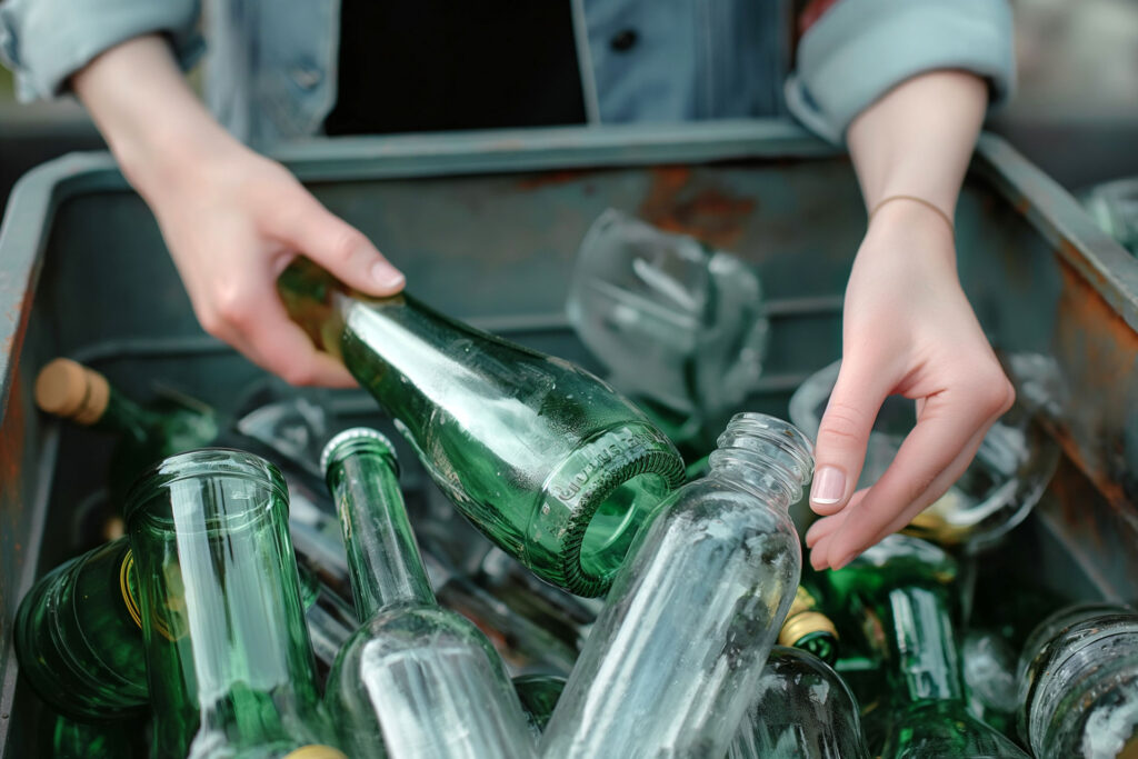 beneficios del reciclaje de vidrio
